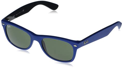 ray ban rb2132 new wayfarer sunglasses in blue lyst