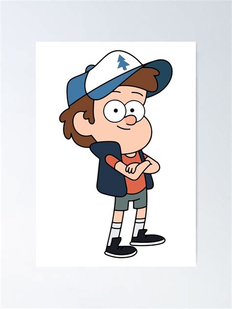 Dipper Pines Gravity Falls Poster By Irnart Redbubble