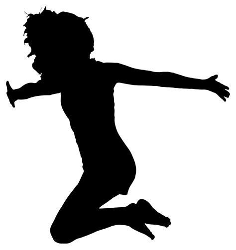 Jumping Silhouette Clipart Clipground