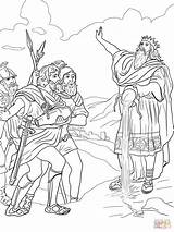 Goliath Mighty Bible Absalom Ausmalbilder Davi Supercoloring Ausmalbild Sheets Poderosos Homens Seus Seine Rei sketch template
