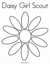 Daisy Scout Girl Coloring Scouts Pages Petals Twistynoodle Daisies Print sketch template