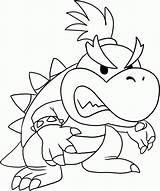 Bowser Coloring Pages Mario Super Bros Coloringpagesabc Baby Posted sketch template