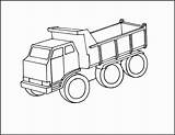 Truck Coloring Mail Printable Getcolorings Colo Color sketch template