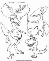 Treno Dinosauri Cartoni sketch template