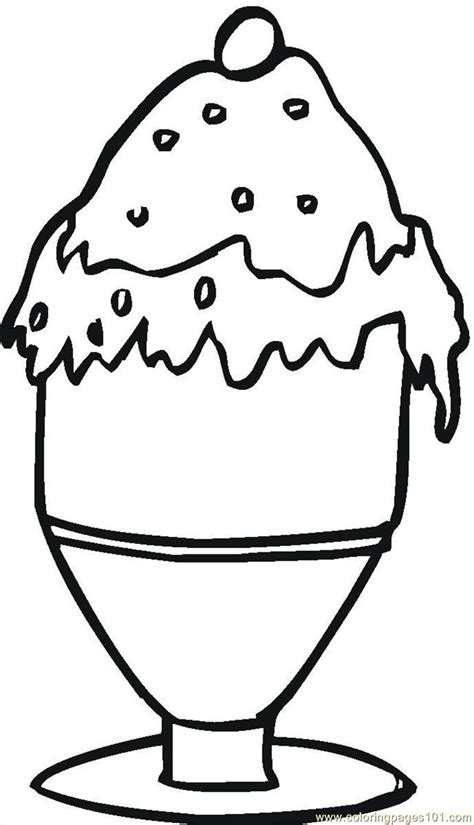 dessert printable coloring pages