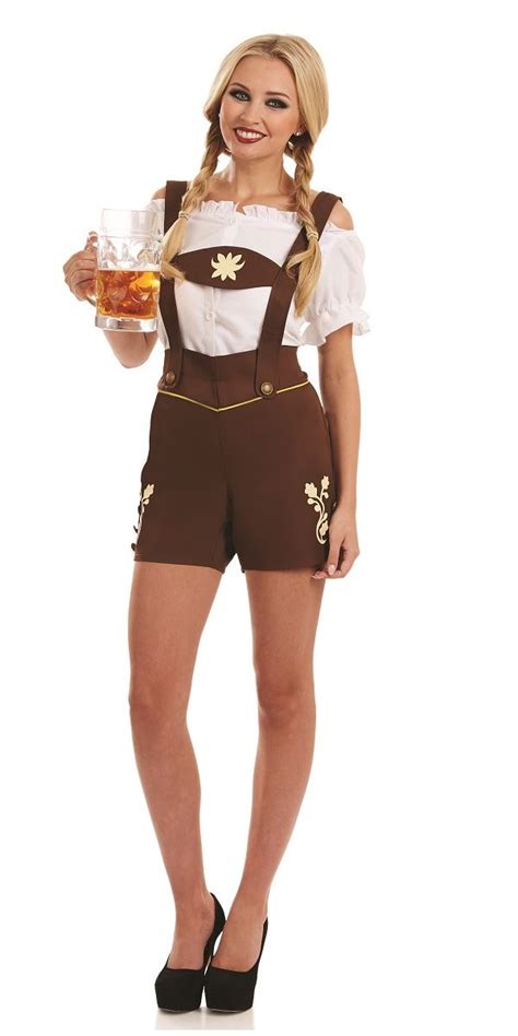 adult bavarian lederhosen girl costume fs4055 fancy dress ball