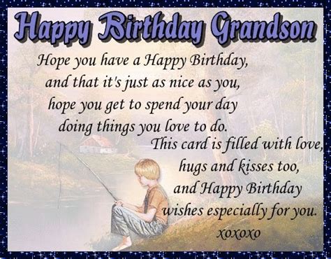 happy birthday  grandson  extended family ecards greeting