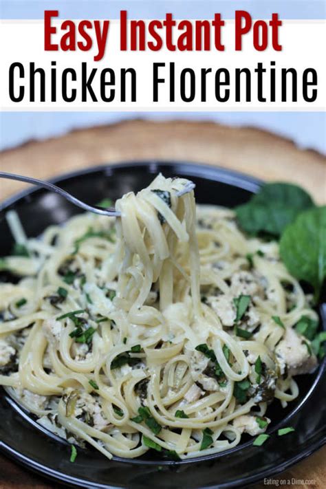 instant pot chicken florentine recipe ready in under 30