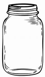 Jar Mason Clipart Drawing Jars Clip Template Drawings Google Canning Transparent Ink Crafts Search Printable African West Cute Ball Ca sketch template