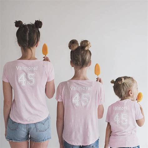 photo series of mom and daughters in matching outfits make us smile