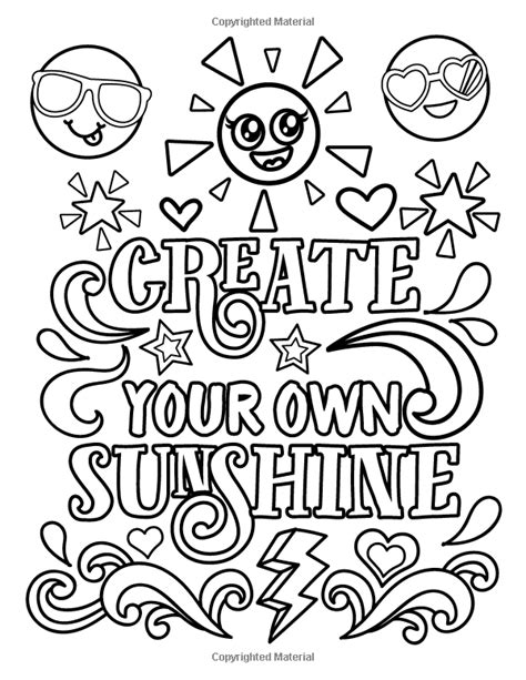 coloring quotes cute pages quotesgram sketch coloring page