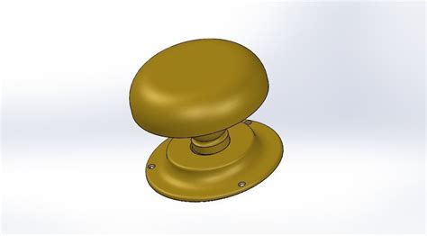 door knob  model  printable cgtrader