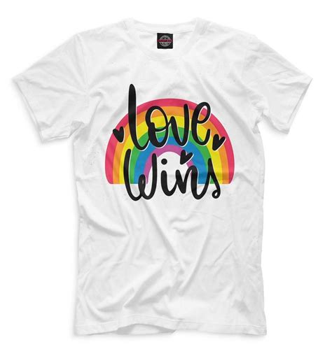 Love Wins T Shirt Awesome T Shirt For Men And Women Rainbow Tshirts