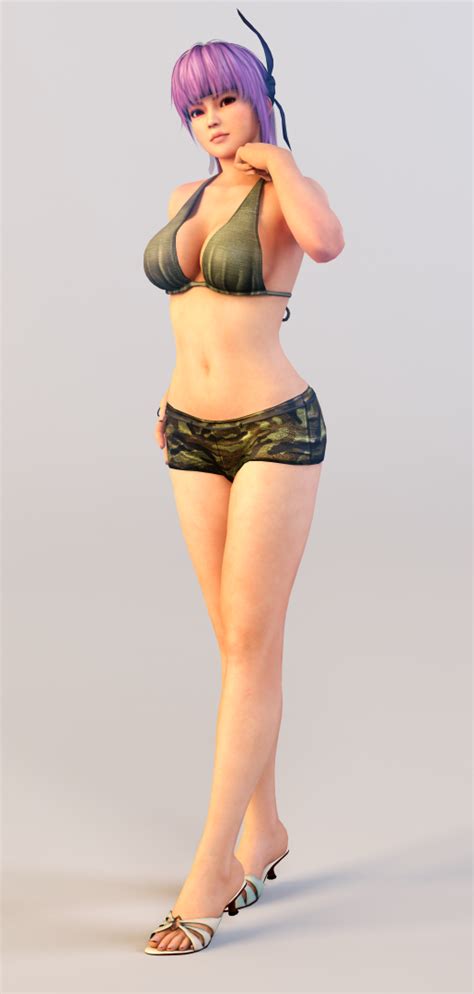 ayane 3ds render by x2gon model fashion swimwear
