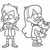 Gravity Falls Pages Coloring Getdrawings sketch template