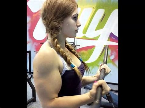 julia vins a 17 year old russian powerlifter with a doll