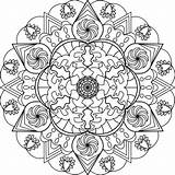 Mandala Farbtonseite Erwachsene Volwassen Kleurende Illustration Zentangle Adults Oriental Bloemen Rest Illustratie sketch template