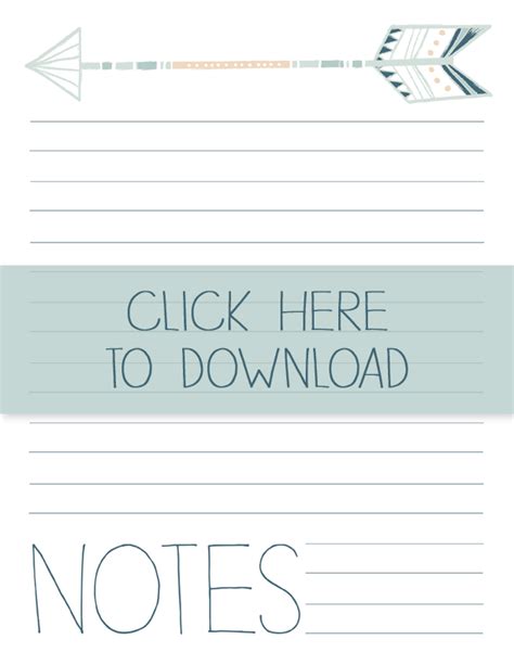 cute  printable note  templates love note template freebie