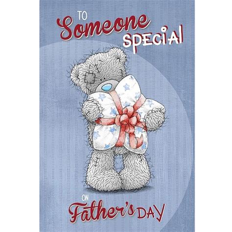 someone special me to you bear fathers day card f01ms053