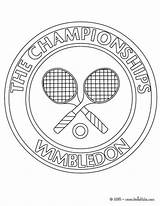 Wimbledon Coloring Championships Pages Tennis Color Hellokids Print sketch template