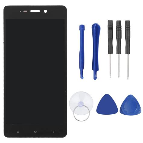 mobile phone full assembly touch screen replacement  removal tool kit  redmi black