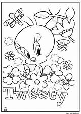 Tweety Coloring Bird Pages Printable Sylvester Getdrawings Color Getcolorings Print sketch template