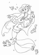 Ariel Coloring Pages Book Colouring Eric Christmas Print Library Clipart Comments sketch template