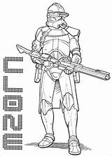 Cody Commander Clone Wars sketch template