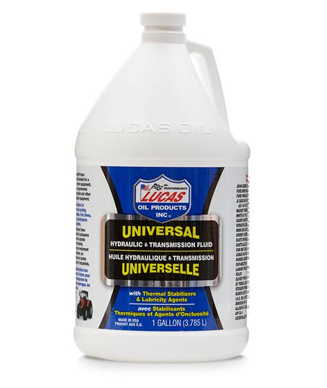 universal hydraulic transmission fluid lucas oil products