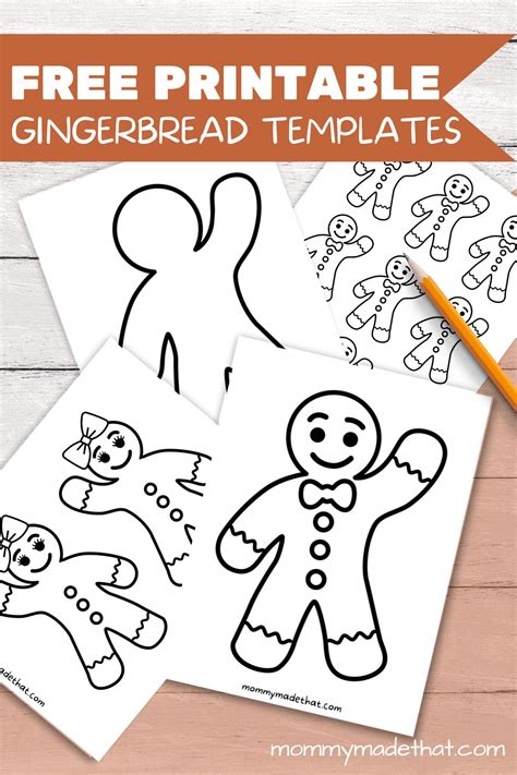gingerbread girl printable coloring pages