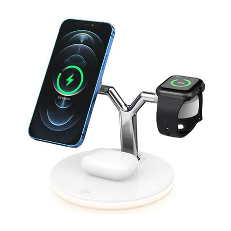 magsafe magnetic fast wireless charging station  iphone  airpod  apple