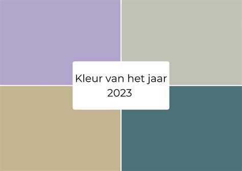 wat  de kleur van het jaar