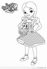 Coloring Dorothy sketch template