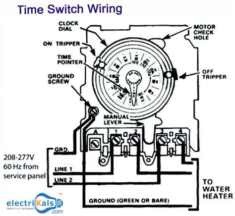 wiring diagram   water heater  time switch electrikals onlineshopping