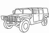 Coloring Pages Hummer Army Military Truck Printable Kids Vehicles Color Machinery Vehicle Getcolorings Car Getdrawings Popular Tank Construction sketch template