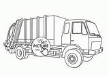 Truck Garbage Coloring Pages Kids Realistic Transportation Monster Trash Printables Print Choose Board sketch template