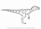 Megaraptor Draw Dinosaur Train Step Marco Drawing Drawingtutorials101 Tutorials sketch template