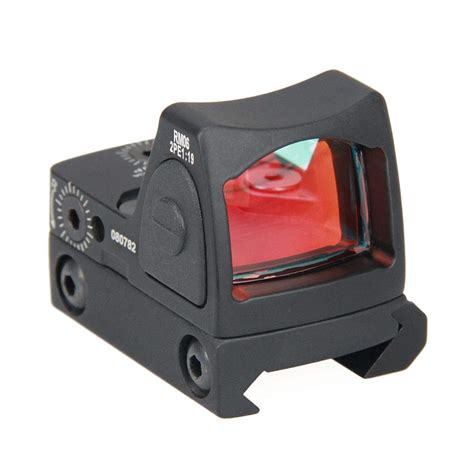 tactical rmr red dot sight mini  moa red dot sight adjustable reflex