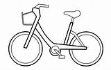 Fahrrad Colorear Bici Fiets Bicicletas Kleurplaat Malvorlage Hitam Sepeda Putih Meios Educima Schoolplaten Coloringhome Ausmalen Blues Transporte Biciclette Tekening Clue sketch template