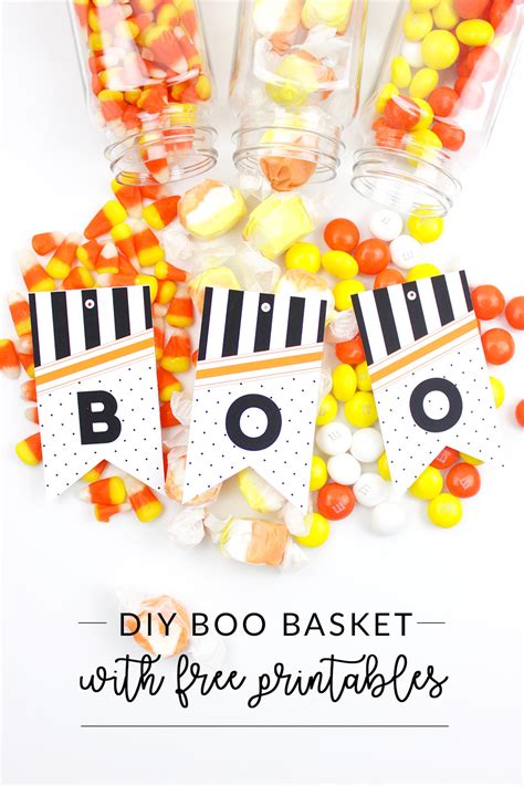 boo basket printable  click    orange pack