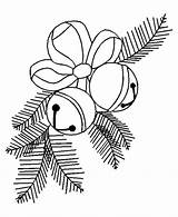 Christmas Bells Colorat Cascabeles Naaman Craciun Campanas Holiday Clopotei Jingle Coloringhome Planse sketch template