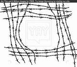 Wire Coloring Barbed Designlooter Wine 263px 91kb Getdrawings Fence Drawing Catbird sketch template