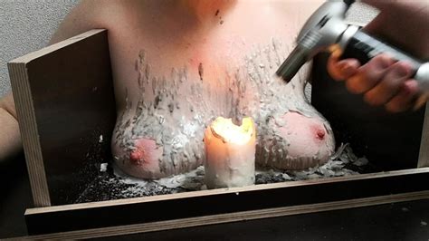 The Tit Torture Device Extrem Hot Candle Wax Part 2 35