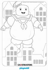 Ghostbusters Coloring Pages Playmobil Wonder Logo sketch template