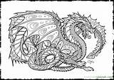 Coloring Dragon Pages Intricate Adults Printable Animal Detailed Realistic Adult Animals Dragons Color Sheets Unicorn Print Chinese Library Clipart Mandala sketch template