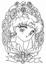 Serenity Mandalas Sailormoon Tulamama Prinzessin Infantiles Coloring sketch template