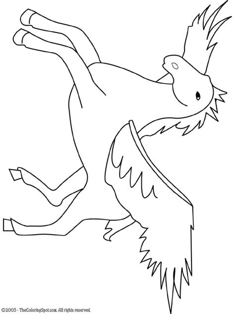 winged horse audio stories  kids  coloring pages  light