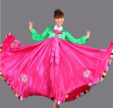 Korean Costume Danse Russe Hanbok Fashion Show Female Traditional Court