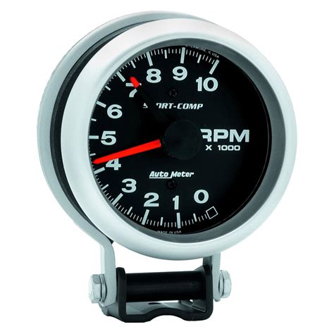 auto meter  sport comp tachometer pedestal gauge