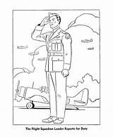 Coloring Pages Veterans Air Force Army Kids Officer Sheets Printable Color Drawing Colouring Clipart Ww2 Printables Print Getcolorings Corps Popular sketch template